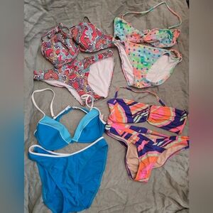 Victoria's Secret bikinis bundle of 4 summer swimsuits